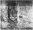 Gewandstudie fr die Madonna eines Marienbildes, 1521; Nrnberg