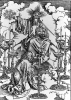 1496-98 Apokalypse:  Die sieben Kerzenleuchter  (Holzschnitt ca300K)