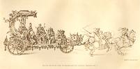 Erster Entwurf zum Triumphwagen des Kaisers mit seiner Familie