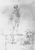 1514 Nackte Frau mit einer Fackel und andere Akte (Feder 318K)