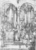 1523 Priester die Messe lesend (Feder 479K)