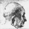 Kopf eines Papstes (Silberstift 387K)