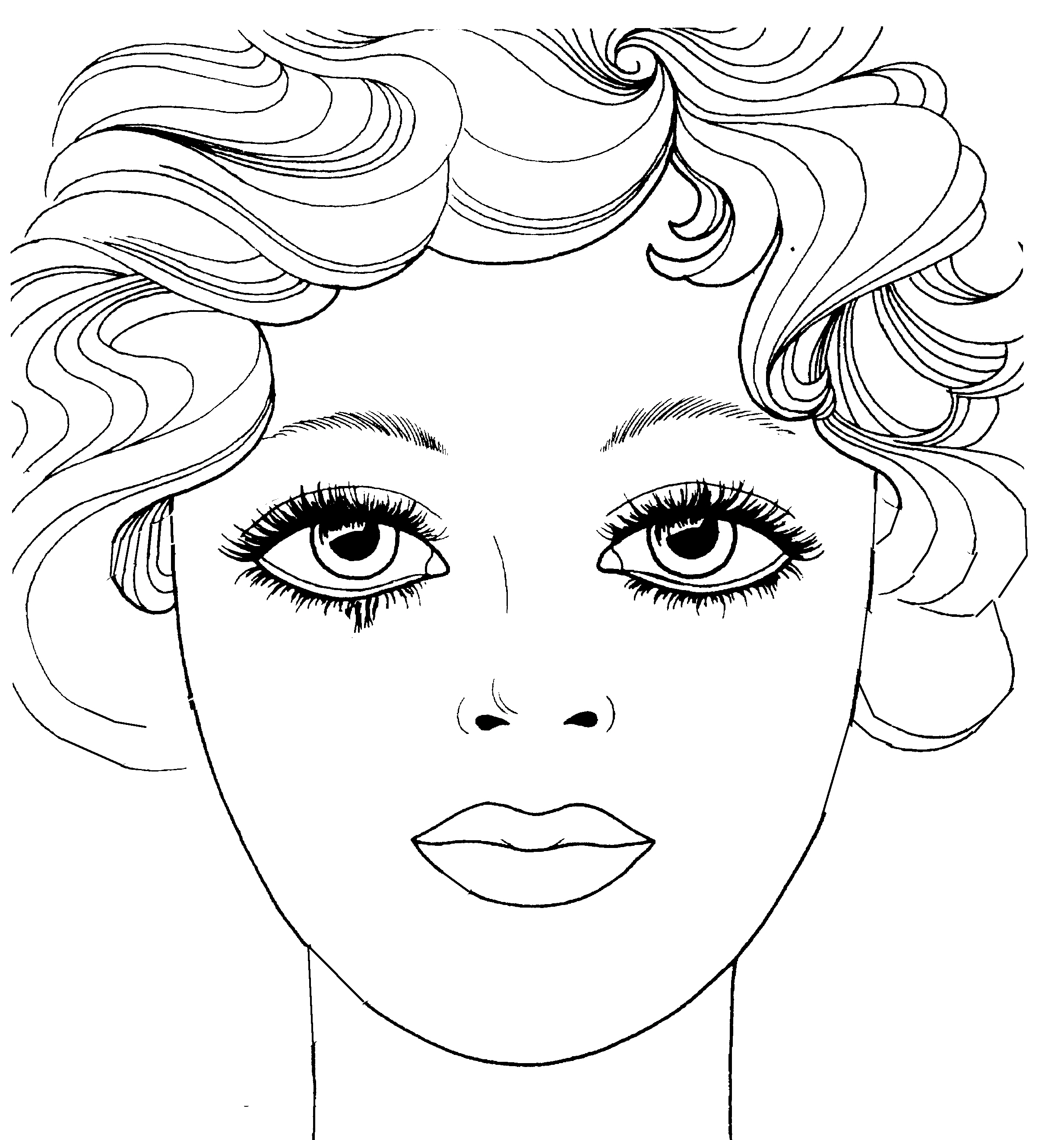 Bild: Gesicht Zeichnung SchmÃ¼cke dein Gesicht 1.jpg.
